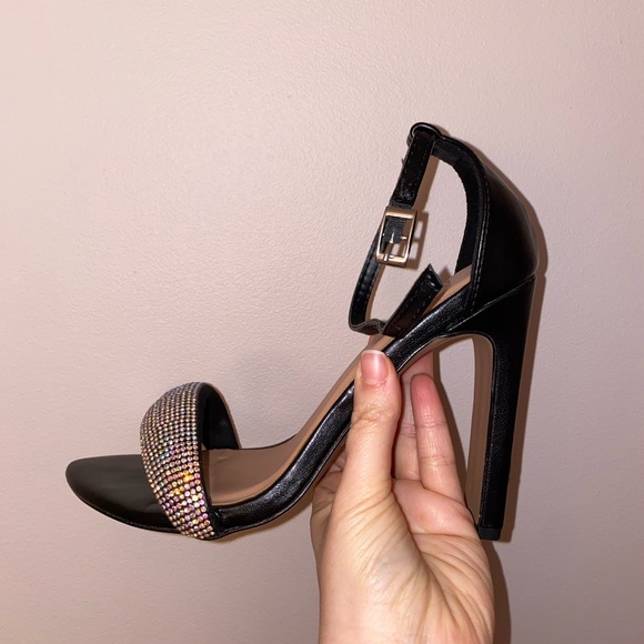 Spring brand Vegan Leather Party Heels - Picture 2 of 6